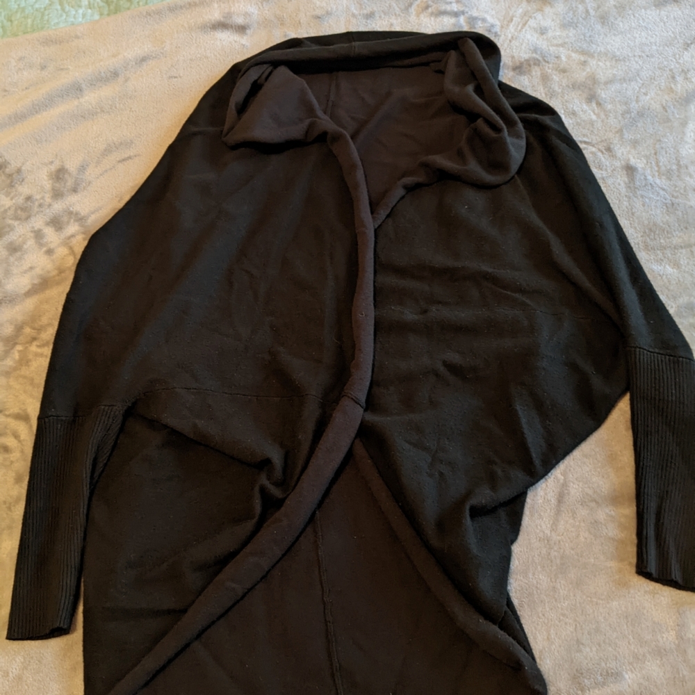 ZARA KNIT BATWING SLOUCHY WRAP CARDIGAN SWEATER